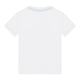 Guess T-Shirt Gircollo Tinta Unita con Stampa per Neonato I2GI06K8HM0 BIANCO GUESS 