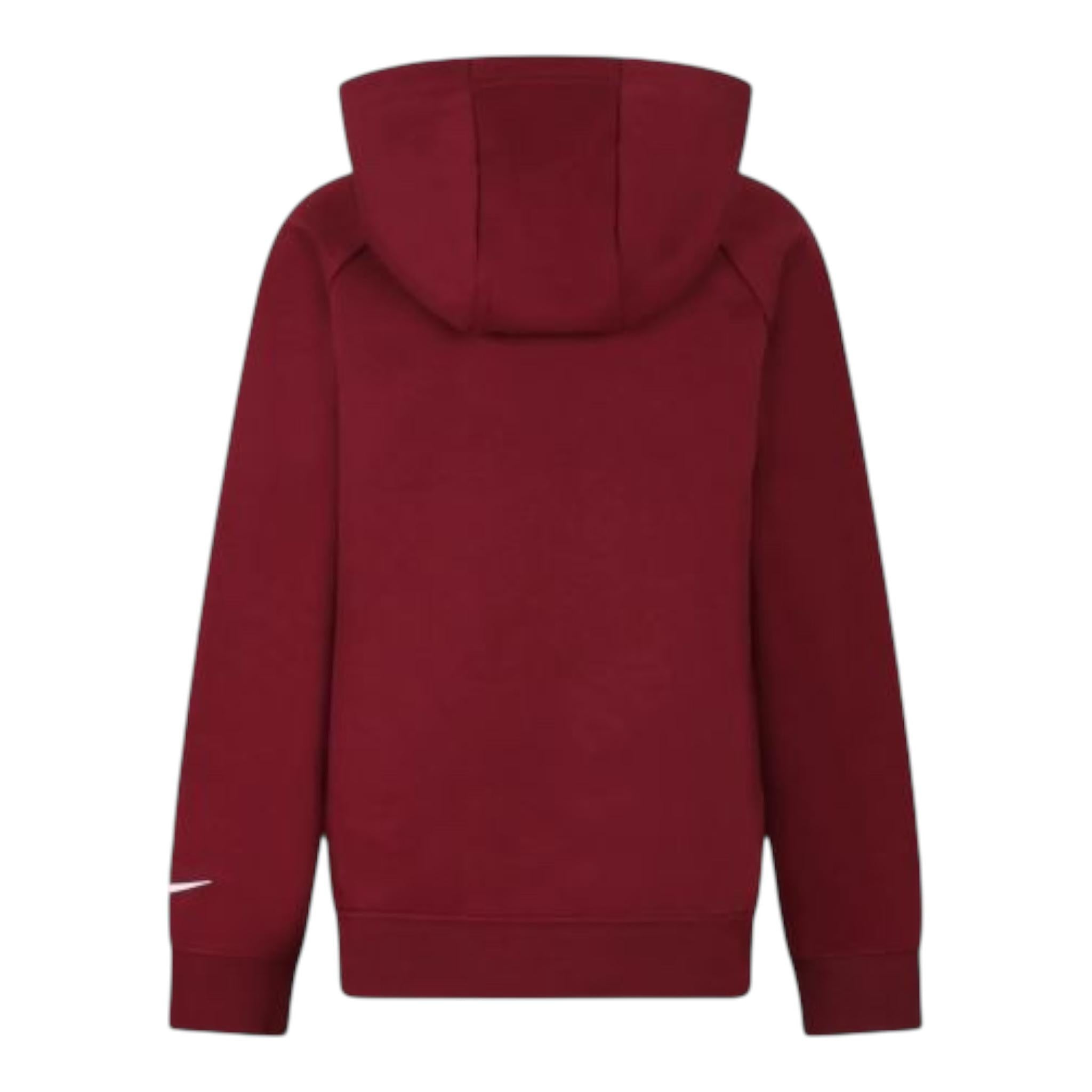 NIKE felpa tinta unita con cappuccio e stampa Rosso per Bambino 9Q0870X ROSSO NIKE 