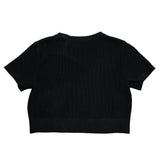 Just Cavalli T-Shirt Girocollo Tinta Unita con Logo per Bambina JGP26049TS NERO JUST CAVALLI 