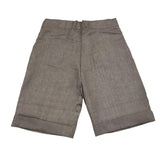 La Stupenderia Einfarbige Bermudashorts mit verstellbarer Taille in Beige für Jungen