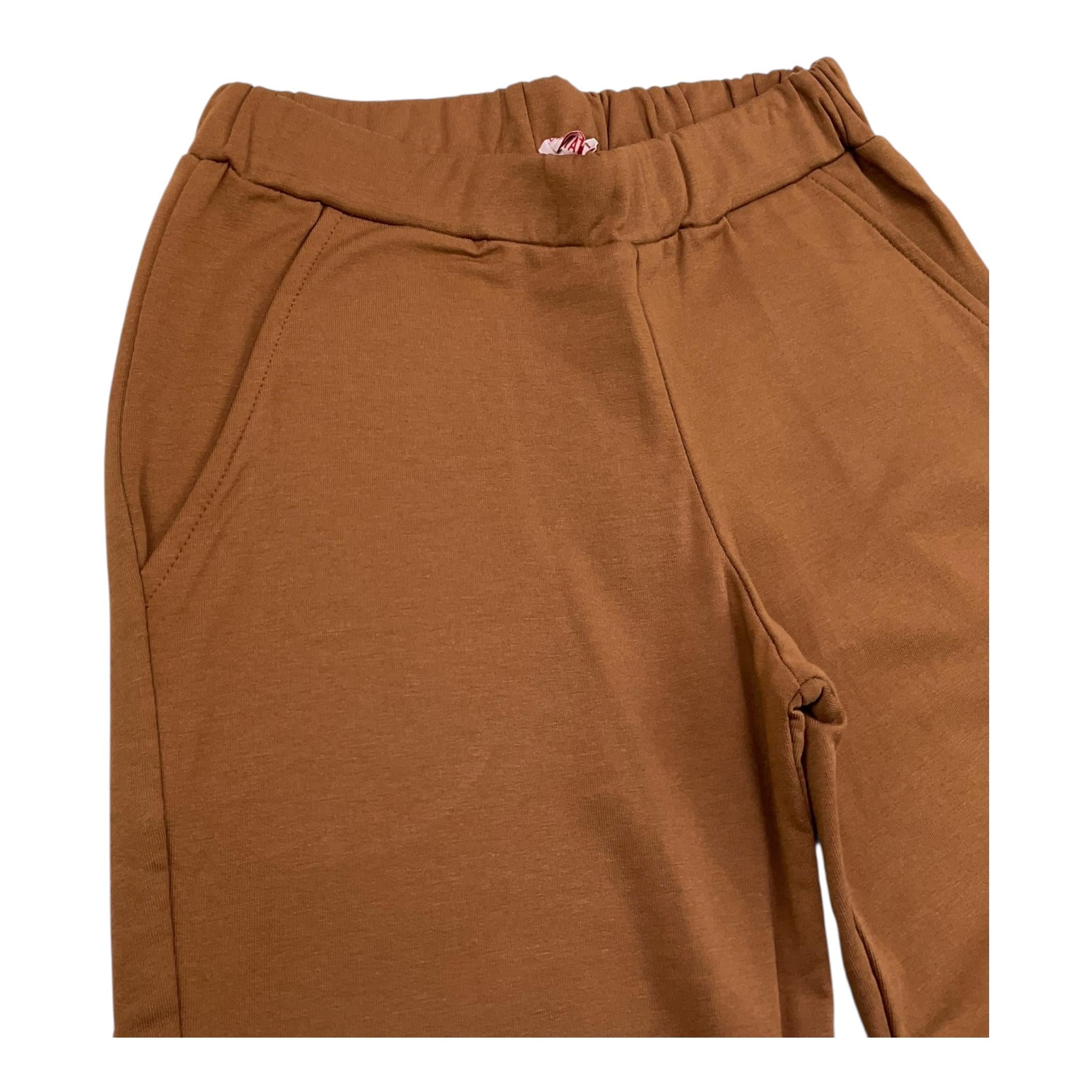 KONTATTO pantalone tuta tinta unita Marrone per Bambino 3341PF0019 MARRONE KONTATTO 