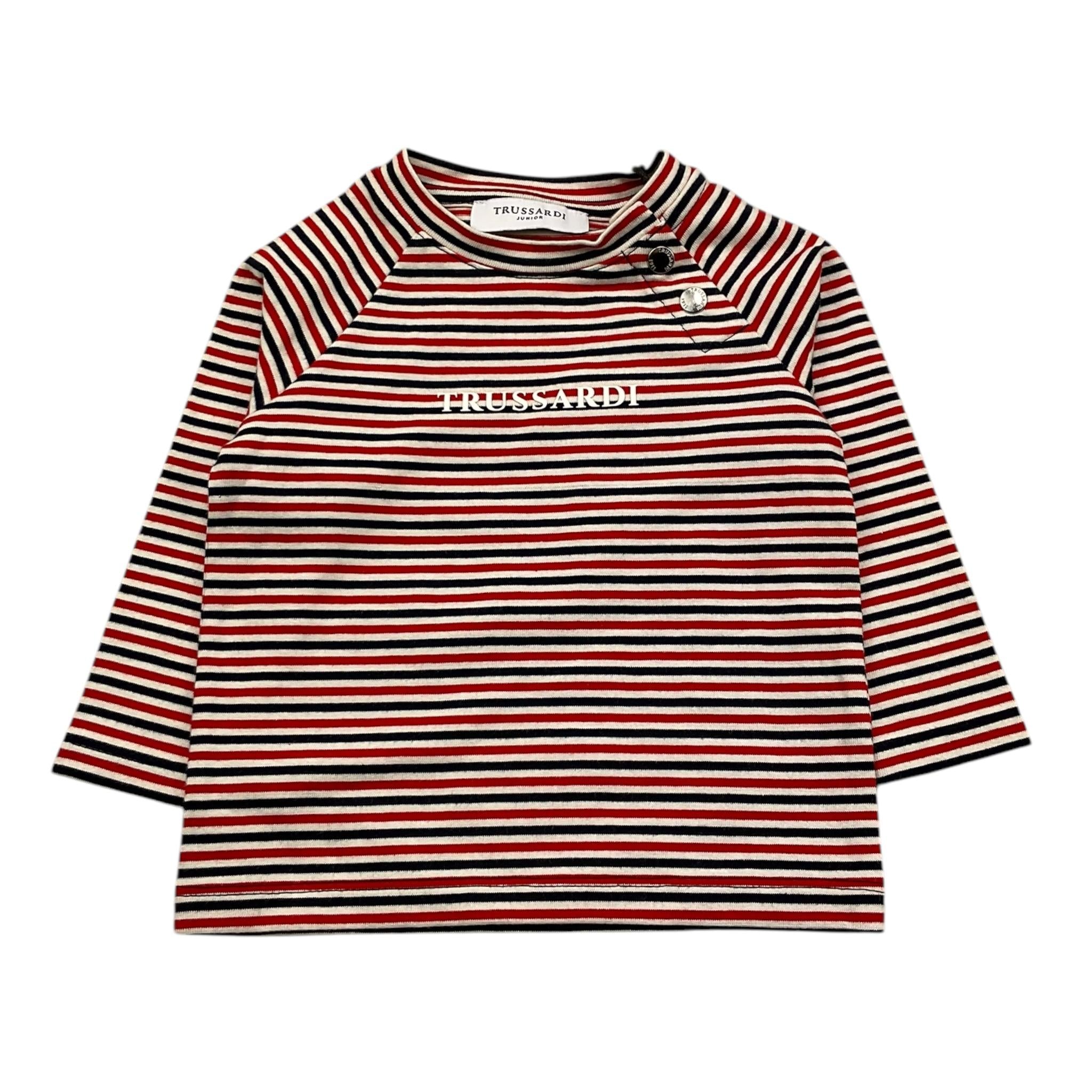 TRUSSARDI shirt girocollo fantasia a righe Multicolor per Neonata TIA25220 MULTICOLOR TRUSSARDI 