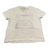 Emporio Armani T-Shirt Girocollo Tinta Unita con Ricami Logo per Bambina 3R3T7U BIANCO EMPORIO ARMANI 