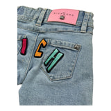 John Richmond Jeans Tinta Unita con Girovita Regolabile per Neonata RIP26097FE AZZURRO JOHN RICHMOND 