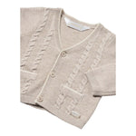 MAYORAL cardigan tinta unita scollo a v Beige per Neonato 2308X BEIGE MAYORAL 