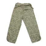 Babe & Tess Pantalone Tinta Unita con Fantasia Fiori per Bambina 04518075 VERDE BABE & TESS 