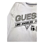 GUESS shirt girocollo tinta unita con stampa in contrasto Bianco per Bambino N4BI11I3Z14 BIANCO GUESS 