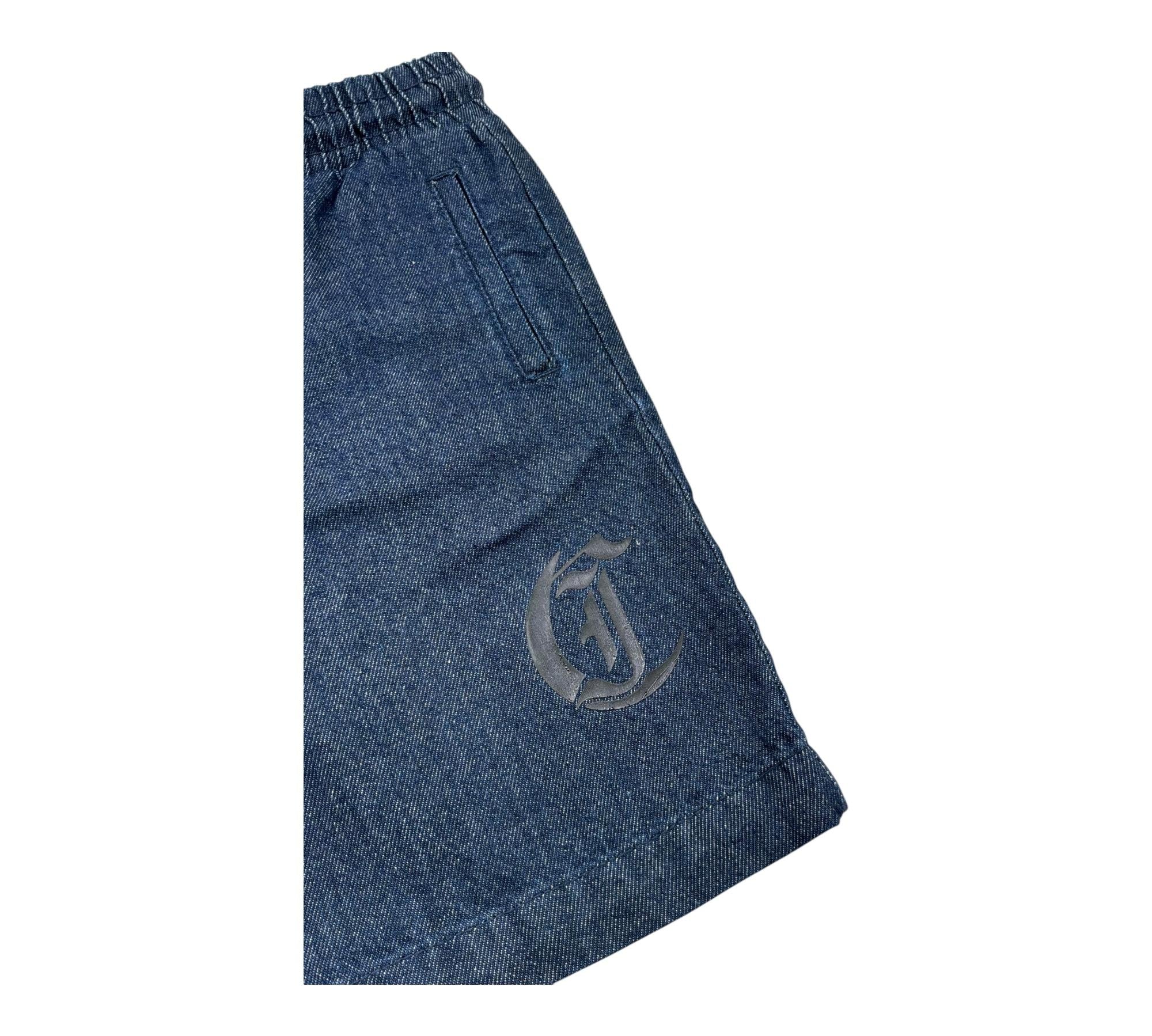 Just Cavalli Bermuda Tinta Unita In Denim per Bambino JBP26185BE BLU JUST CAVALLI 
