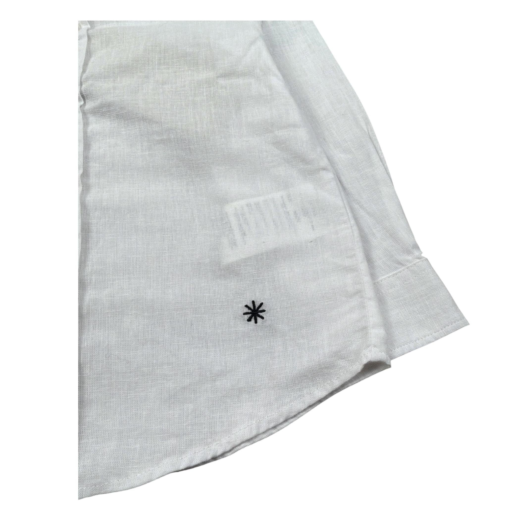 Manuel Ritz Camicia Manica Lunga tinta unita Bianco per Bambino MR3088J BIANCO MANUEL RITZ 