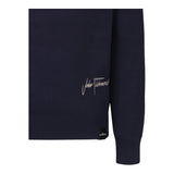 JOHN RICHMOND maglia girocollo tinta unita con stampa logo Blu per Bambino RBA24066MAXX BLU JOHN RICHMOND 