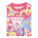 GUESS felpa chiusa girocollo stampa fantasia Fuxia per Neonata K4YQ05KA6R3 FUXIA GUESS 