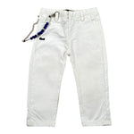 Daniele Alessandrini Pantalone tinta unita con Girovita Regolabile Bianco per Neonato 1295P0869 BIANCO DANIELE ALESSANDRINI 