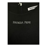 PATRIZIA PEPE abito manica lunga tinta unita con frange Nero per Bambina 7A0515X NERO PATRIZIA PEPE 