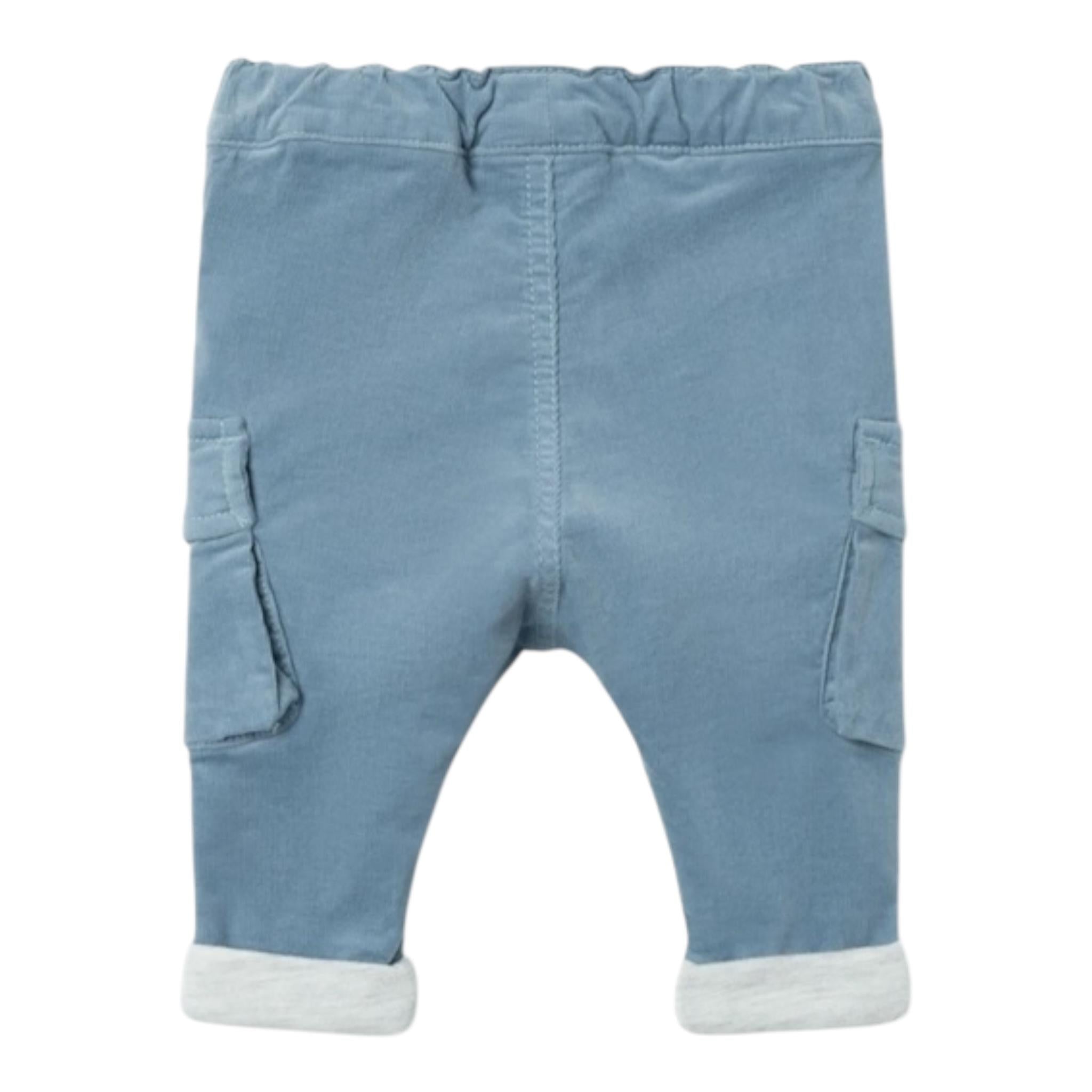 NAME IT pantalone tinta unita con girovita regolabile Azzurro per Neonato 13231333 AZZURRO NAME IT 