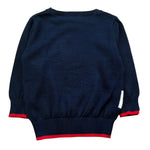 Trussardi Maglia Girocollo Tinta Unita per Neonato TIP26099MA BLU TRUSSARDI 