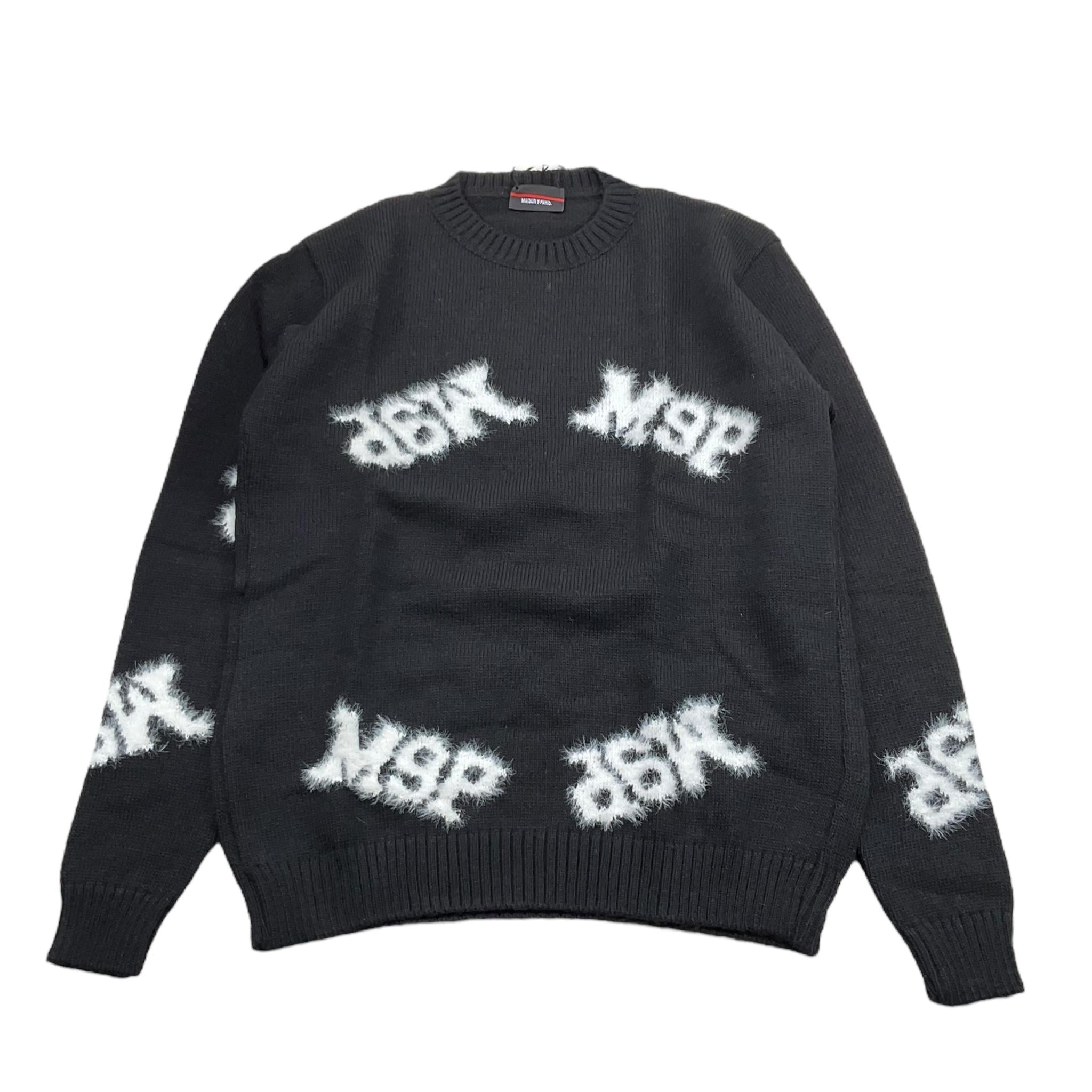 MAISON 9 PARIS maglia tinta unita con stampa Nero per Bambino 9154 NERO MAISON 9 PARIS 