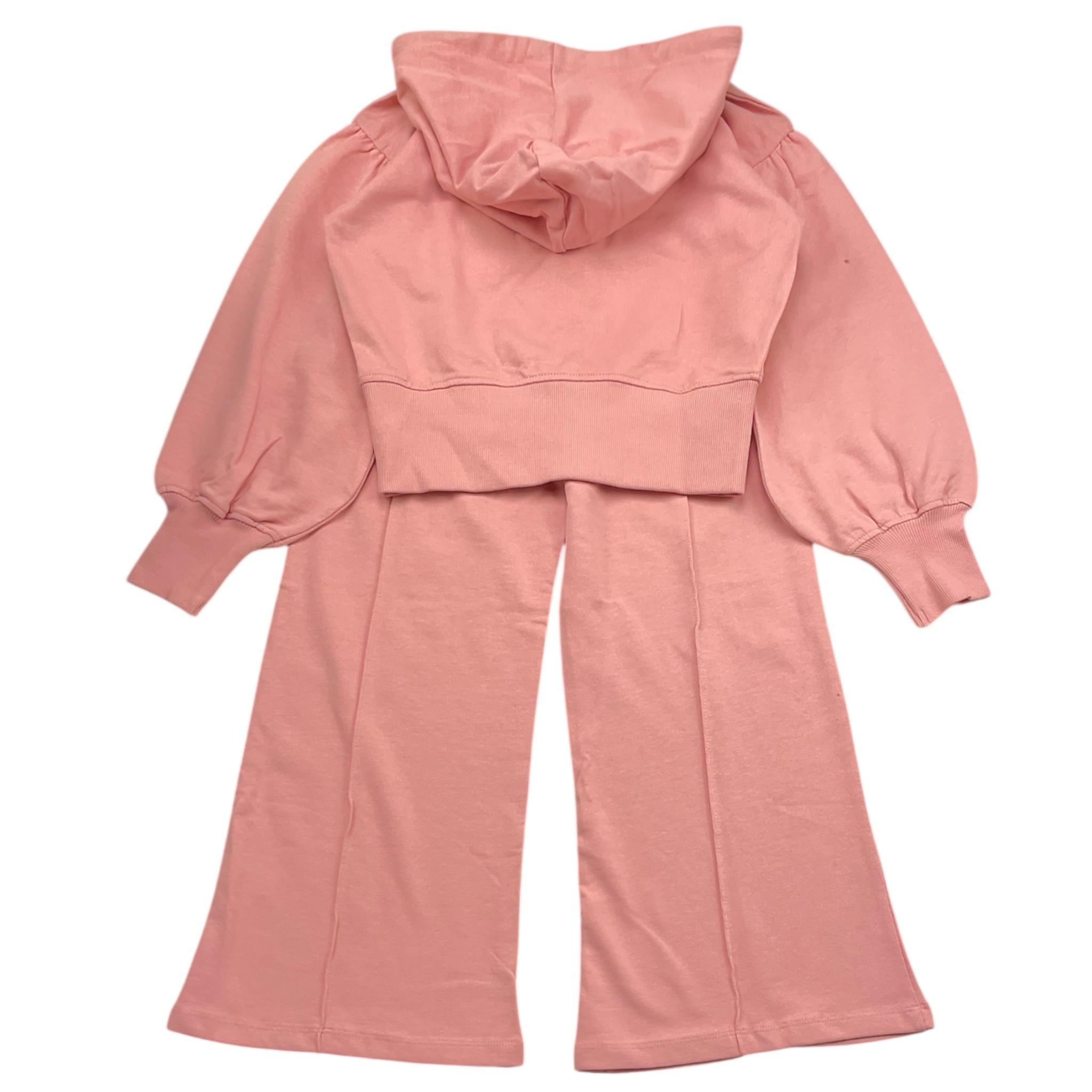 FUN & FUN completo 2pz tinta unita felpa-pantalone Rosa per Bambina FBCM000008 ROSA FUN & FUN 