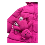 I DO giubbino tinta unita con cappuccio Fuxia per Bambina 4A647J FUXIA I DO 