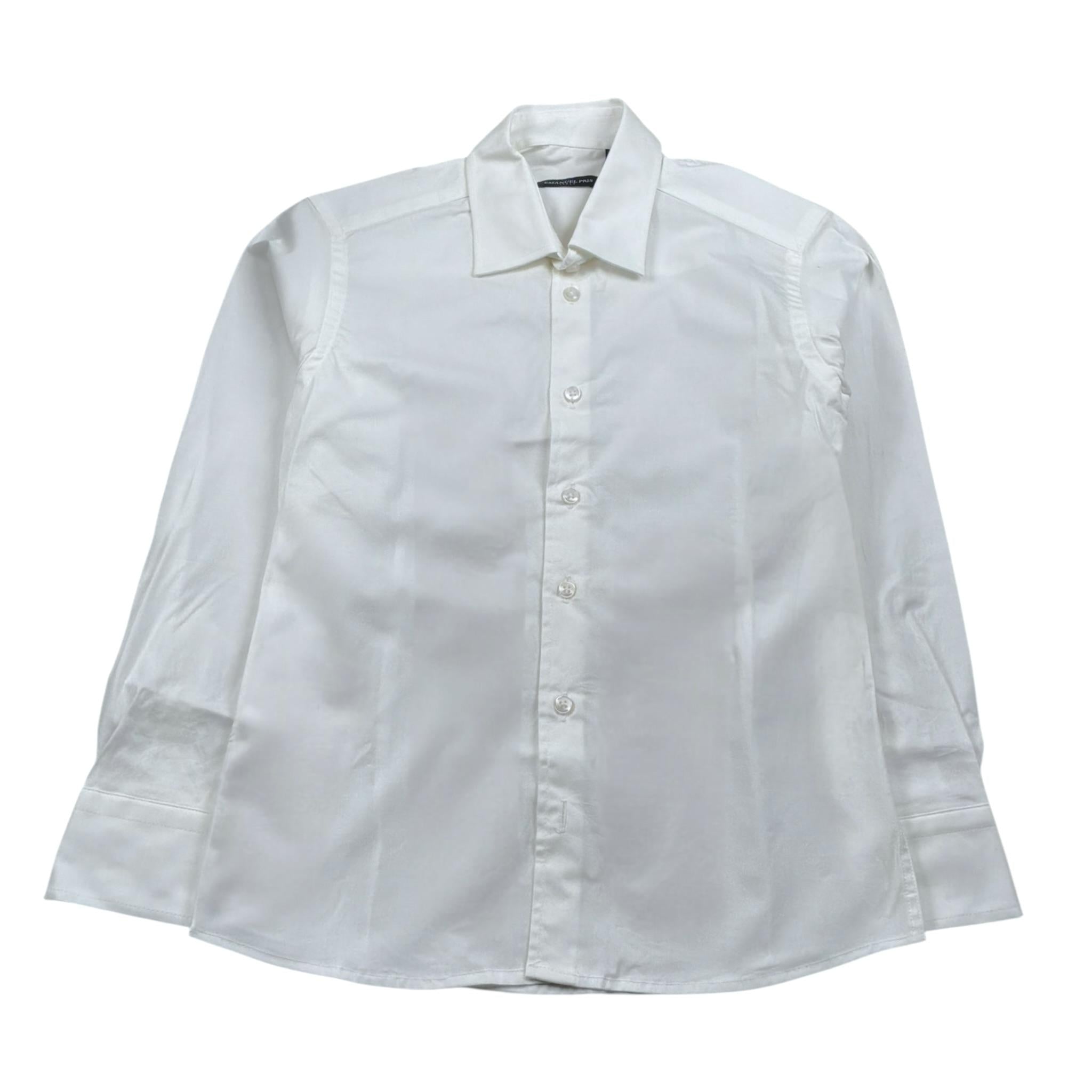 Emanuel Pris Camicia Tinta Unita  per Bambino DJDJJD BIANCO EMANUEL PRIS 