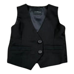 John Richmond Gilet Tinta Unita per Neonato RIP26125GT NERO JOHN RICHMOND 