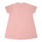 Moschino Abito Girocollo Tinta Unita con Stampa per Neonata MDV0C9XXX ROSA MOSCHINO 