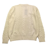 DANIELE ALESSANDRINI maglia girocollo tinta unita Panna per Bambino 1231W00130 PANNA DANIELE ALESSANDRINI 