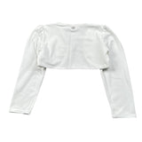 Please Coprispalle Tinta Unita per Bambina LG08032G73X BIANCO PLEASE 