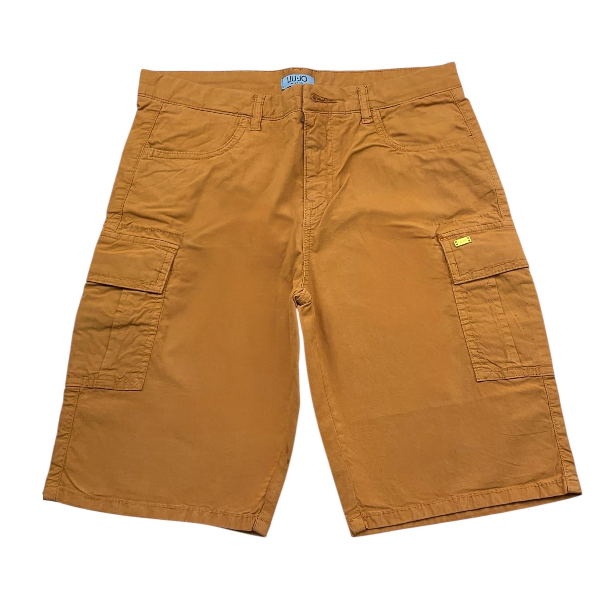 Liu Jo Bermuda Tinta Unita con Girovita Regolabile per Bambino QA3078 CAMMELLO LIU JO 