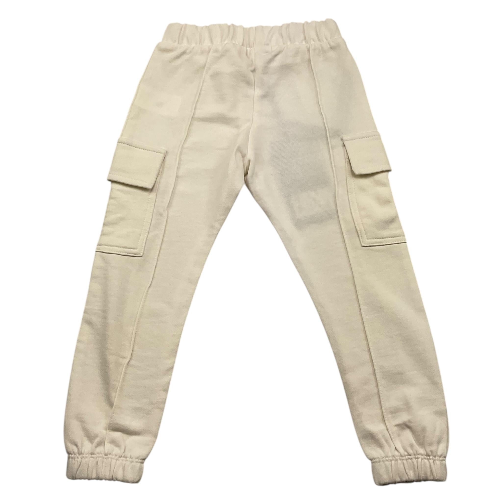 FUN & FUN pantalone tuta tinta unita con logo Bianco per Neonata FJPT000009N BIANCO FUN & FUN 
