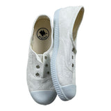 Chipie Sneakers bestickt mit Gummisohle weiß für Mädchen