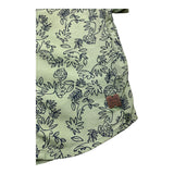 Carre'Ment Beau Shirt, halbarm, einfarbig, mit grünem Fantasy-Print für Neugeborene