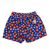 Baia30Remi Orange Blau bedruckter schlichter Badeanzug für Jungen
