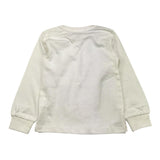 SIVIGLIA shirt girocollo tinta unita con stampa in contrasto Panna per Bambino SVNTS00516J PANNA SIVIGLIA 