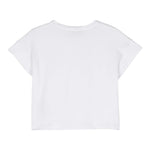 The North Face T-Shirt tinta unita con Stampa Bianco per Bambina DQ2728 BIANCO THE NORTH FACE 
