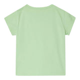 Liu Jo T-Shirt Girocollo Tinta Unita con Brillantini per Bambina KA5081XX VERDE LIU JO 