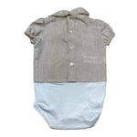 Le Bebe Body Camicia Mezza Manica Tinta Unita per Neonata LBG6382 BEIGE LE BEBE 