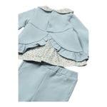 MAYORAL completo 2 pezzi felpa-pantalone tinta unita Azzurro per Neonata 2507X AZZURRO MAYORAL 