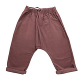 TEDDY E MINOU pantalone tinta unita con elastico in vita Viola per Neonata I24PT007V6014 VIOLA TEDDY E MINOU 