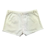 Die Eule Short Einfarbig mit verstellbarer Taille Creme für Mädchen