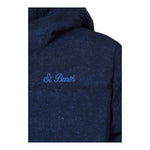 SAINT BARTH giubbino tinta unita con zip e cappuccio e con stampa  Blu per Neonato BAX00060 BLU SAINT BARTH 