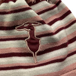 TRUSSARDI cappello tinta unita con pon pon e fantasia a righe Bianco per Neonata TIA25225HA BIANCO TRUSSARDI 
