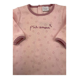 YATSI BABY tutina tinta unita con fantasia Rosa per Neonata 24110357 ROSA YATSI BABY 