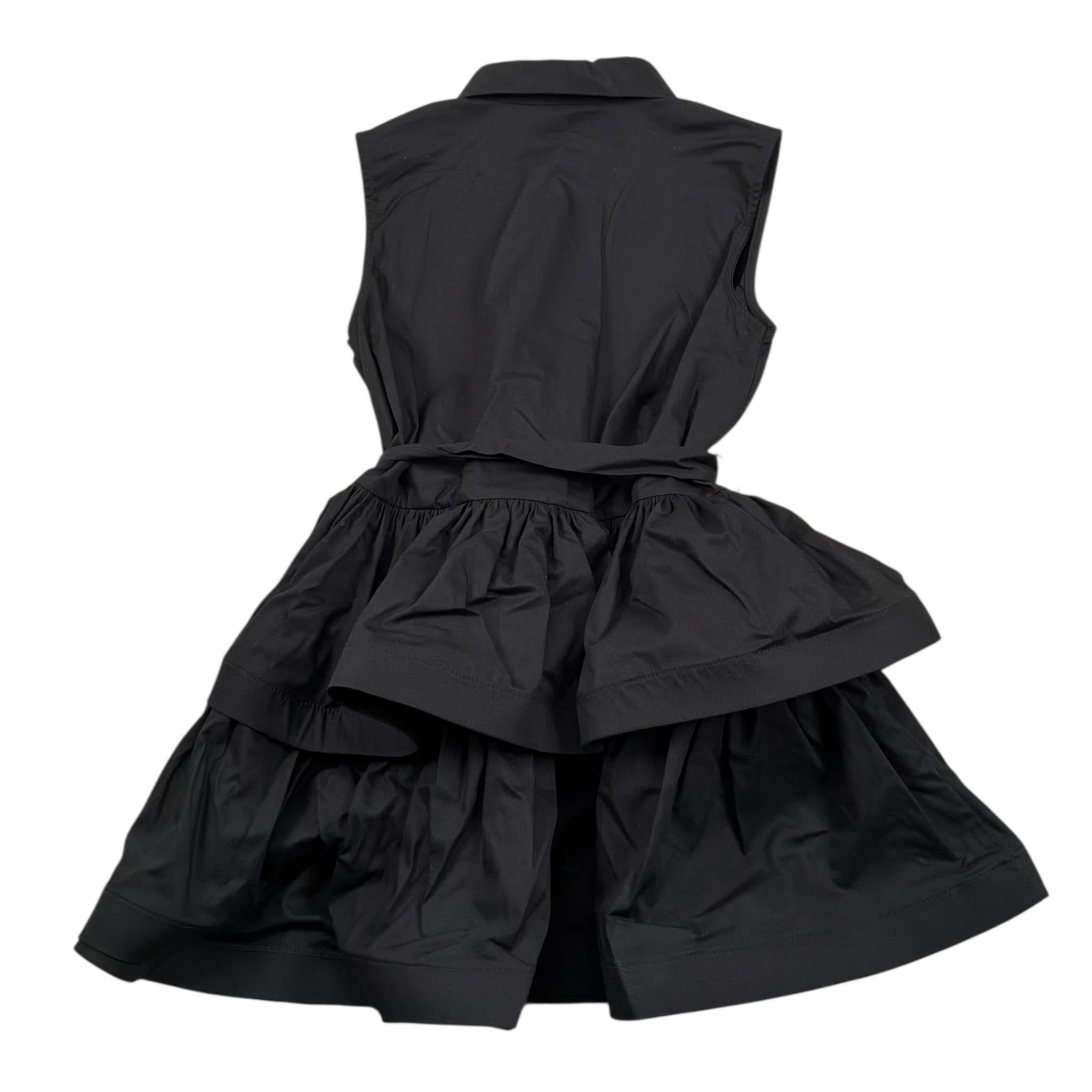 Vicolo Abito Giromanica Tinta Unita per Bambina 3146V00252 NERO VICOLO 