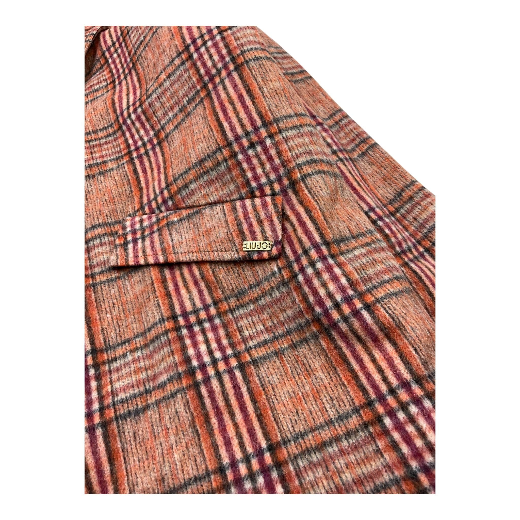 LIU JO cappotto tinta unita con stampa a righe Arancione per Bambina GF3166 ARANCIONE LIU JO 