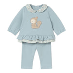 MAYORAL completo 2 pezzi felpa-pantalone tinta unita Azzurro per Neonata 2507X AZZURRO MAYORAL 