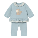 MAYORAL completo 2 pezzi felpa-pantalone tinta unita Azzurro per Neonata 2507X AZZURRO MAYORAL 