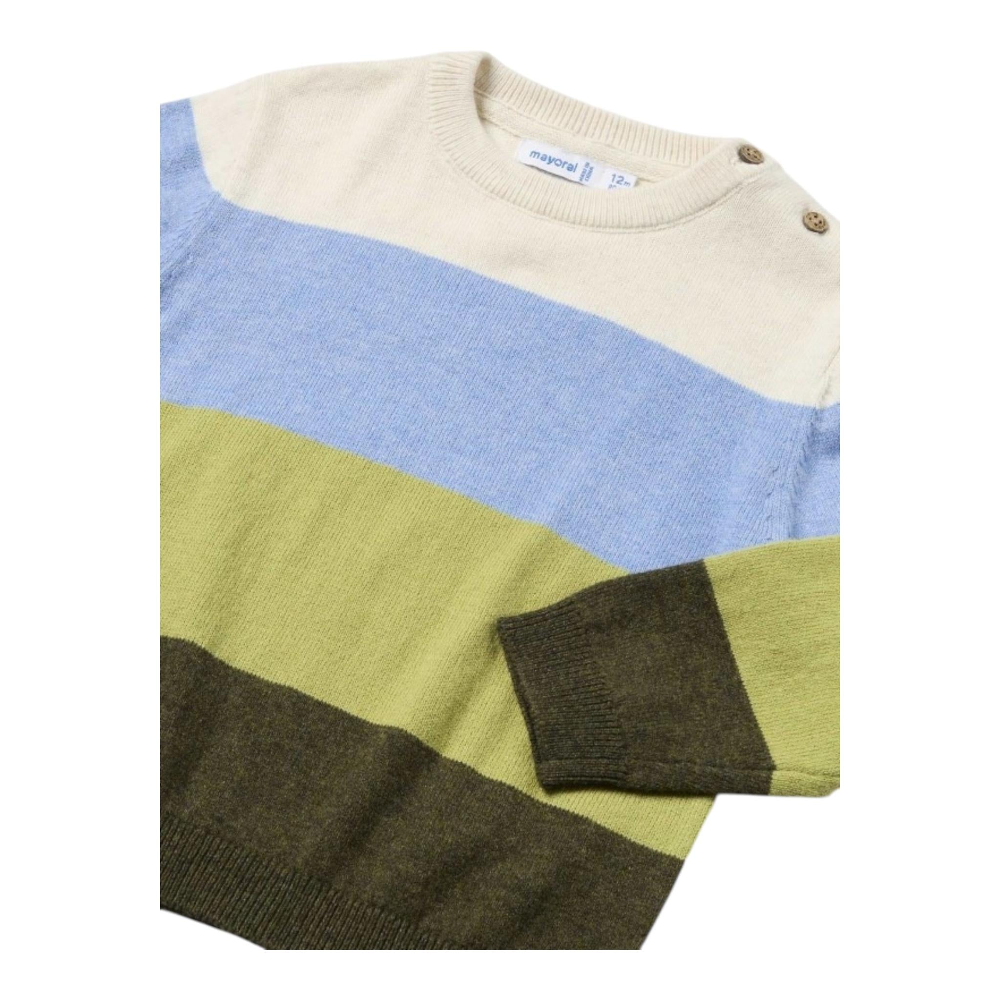 MAYORAL maglia tricolore con fantasia a righe Multicolor per Neonato 2315X MULTICOLOR MAYORAL 