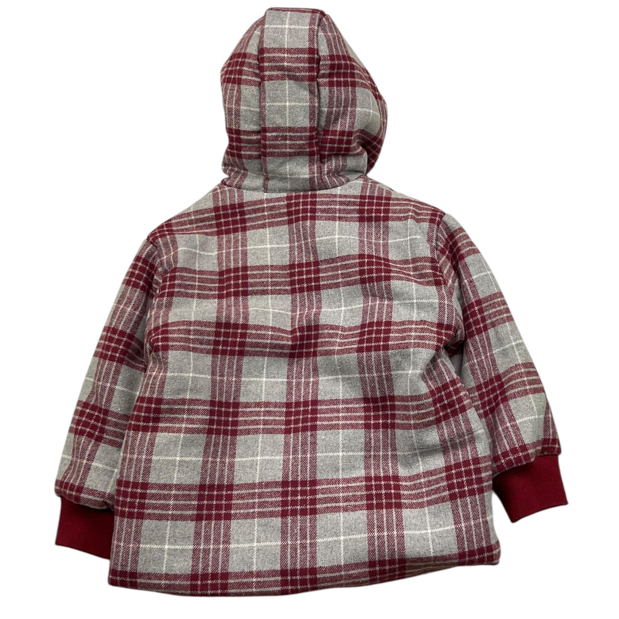 LE BEBE' cappotto con cappuccio fantasia scozzese Grigio per Neonato LBB5202 GRIGIO LE BEBE' 