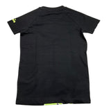 Diadora Maxi T-Shirt Einfarbig Rundhalsausschnitt mit Print Schwarz für Mädchen