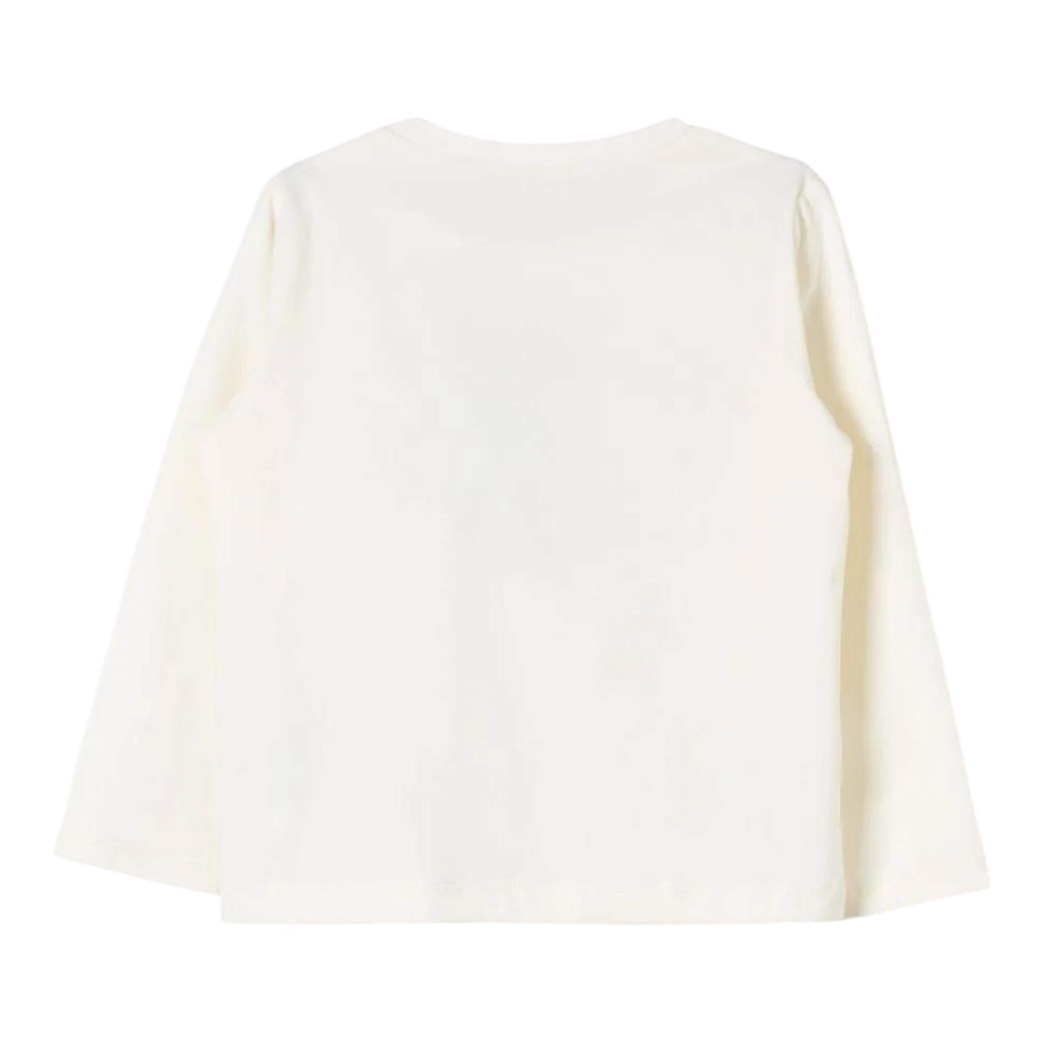 LIU JO shirt girocollo tinta unita con stampa Panna per Neonata KF4090N PANNA LIU JO 